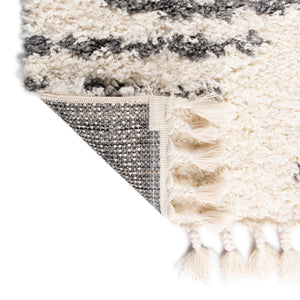 White 2' x 8' Serenity Shag Runner Area Rug Thick Soft Touch Fluffy & Plush Shaggy Pile