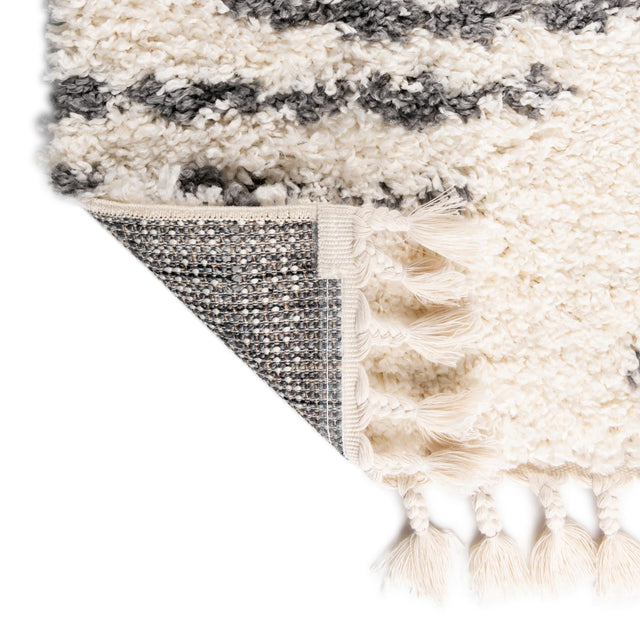 White 2' x 8' Serenity Shag Runner Area Rug Thick Soft Touch Fluffy & Plush Shaggy Pile