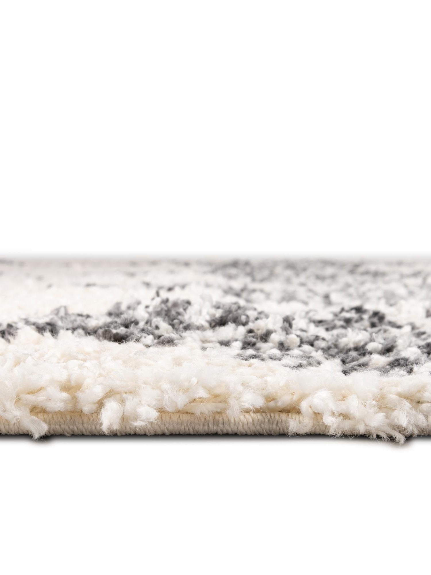White 5' 3 x 8' Serenity Shag Rectangle Area Rug Thick Soft Touch Fluffy & Plush Shaggy Pile Carpet for Living Rooms, Kitchen, Bedrooms, Office, Dorms for Sale at Rug Engine