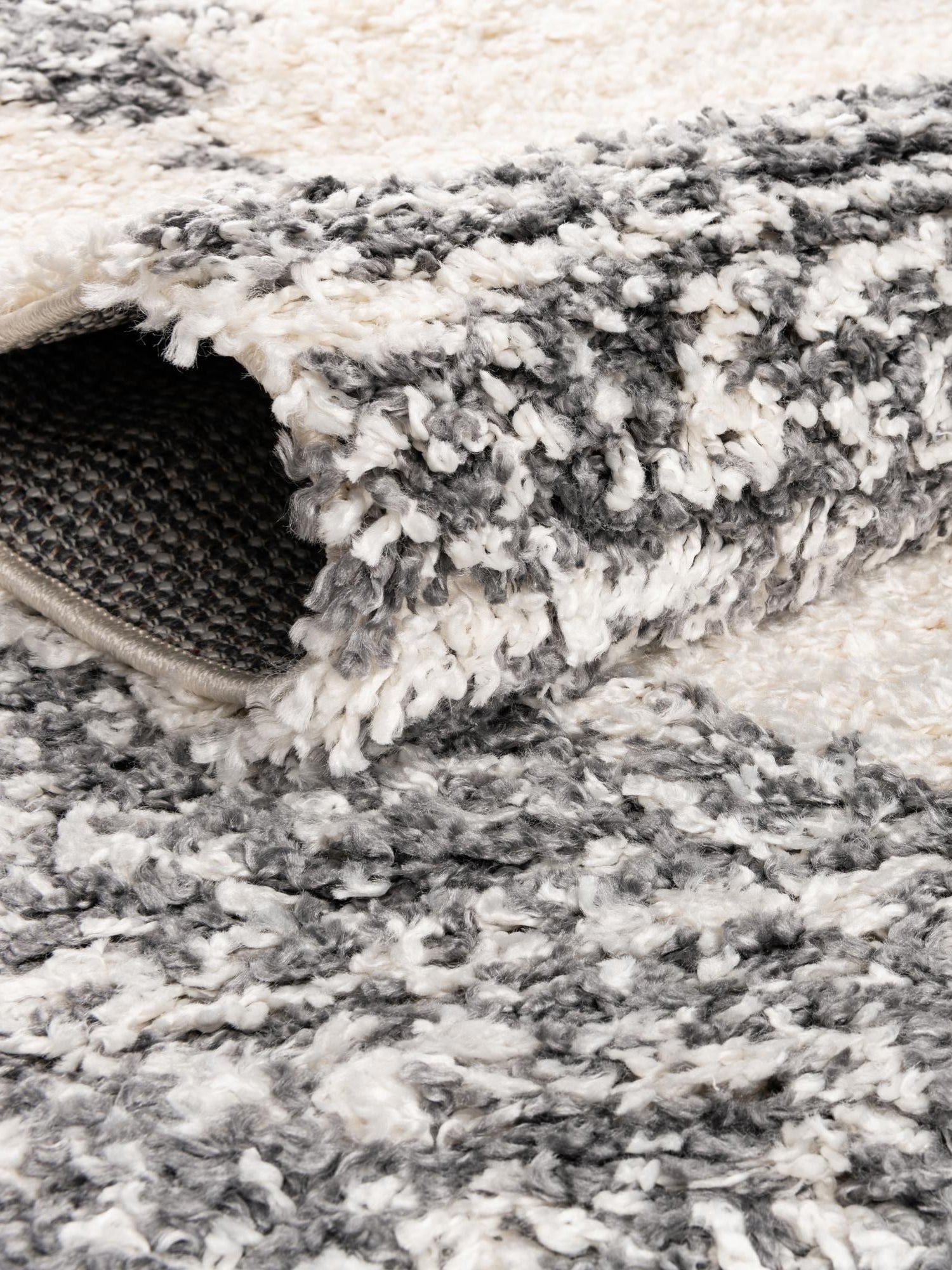 White 9' x 12' Serenity Shag Rectangle Area Rug Thick Soft Touch Fluffy & Plush Shaggy Pile Carpet for Living Rooms, Kitchen, Bedrooms, Office, Dorms for Sale at Rug Engine