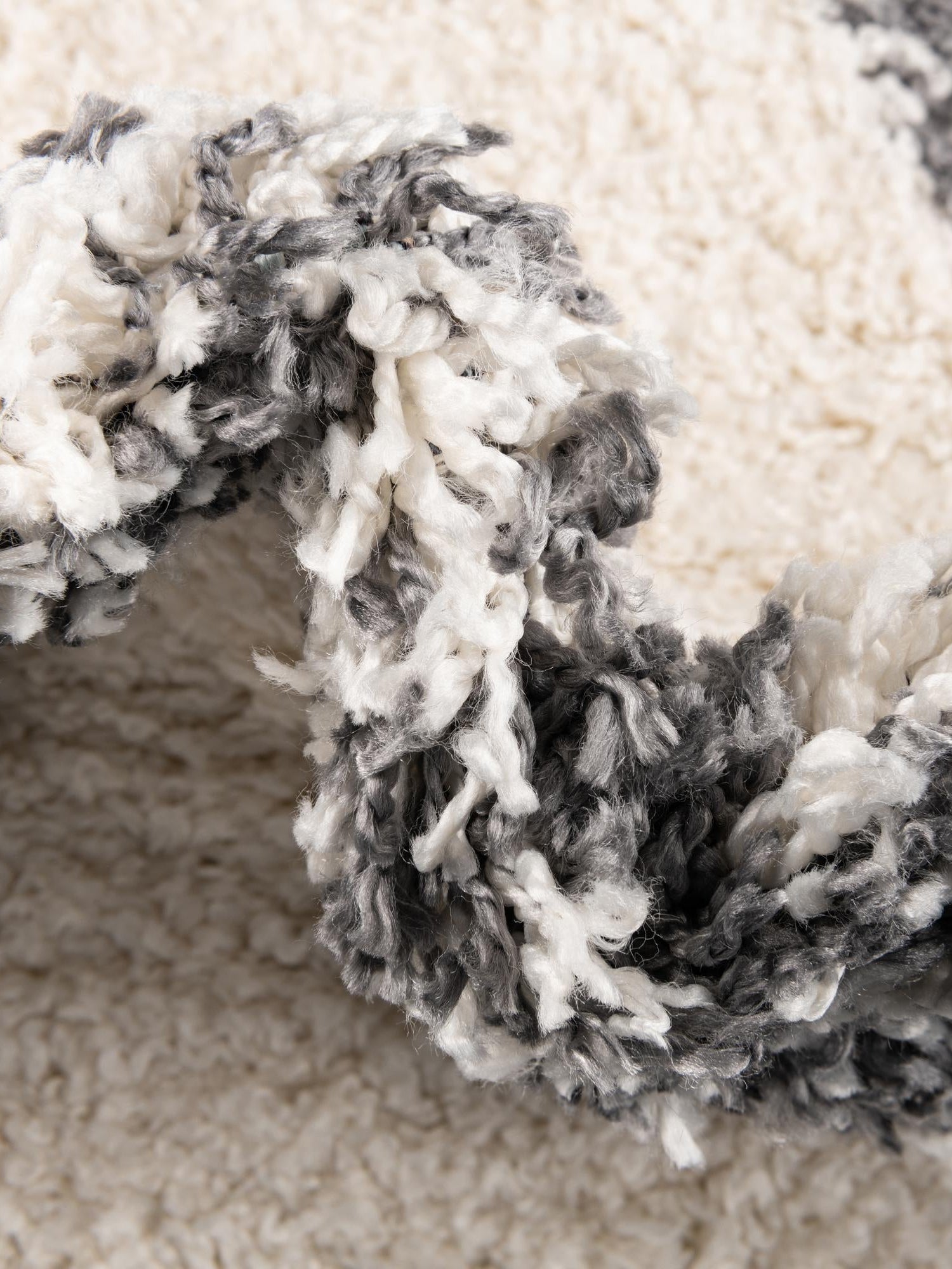 White 7' 10 x 10' Serenity Shag Rectangle Area Rug Thick Soft Touch Fluffy & Plush Shaggy Pile Carpet for Living Rooms, Kitchen, Bedrooms, Office, Dorms for Sale at Rug Engine