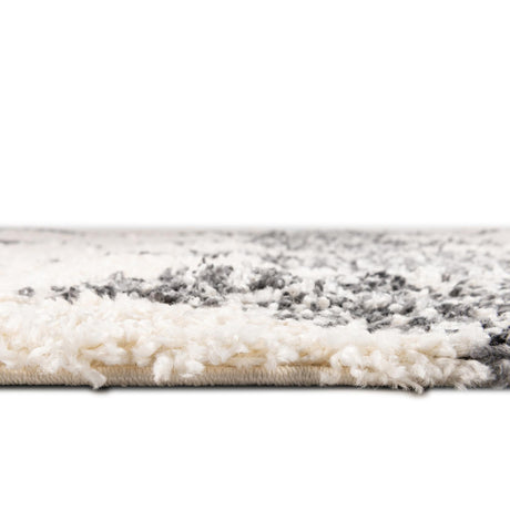 White 3' 3 x 3' 3 Serenity Shag Round Area Rug Thick Soft Touch Fluffy & Plush Shaggy Pile Carpet for Living Rooms, Kitchen, Bedrooms, Office, Dorms for Sale at Rug Engine
