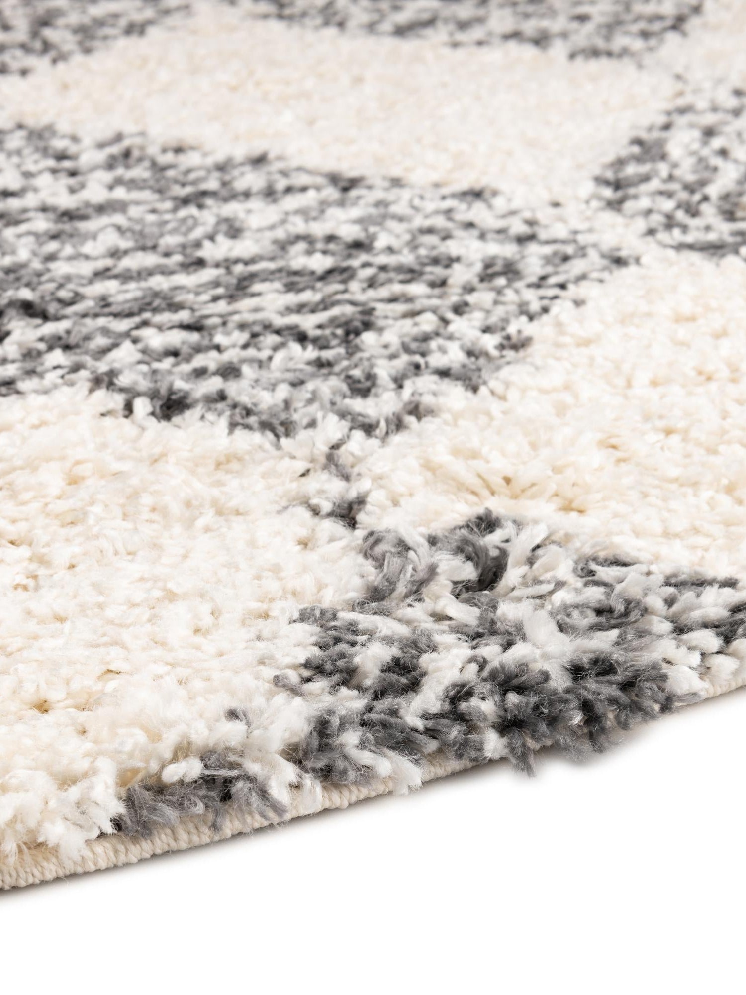 White 10' x 10' Serenity Shag Round Area Rug Thick Soft Touch Fluffy & Plush Shaggy Pile Carpet for Living Rooms, Kitchen, Bedrooms, Office, Dorms for Sale at Rug Engine
