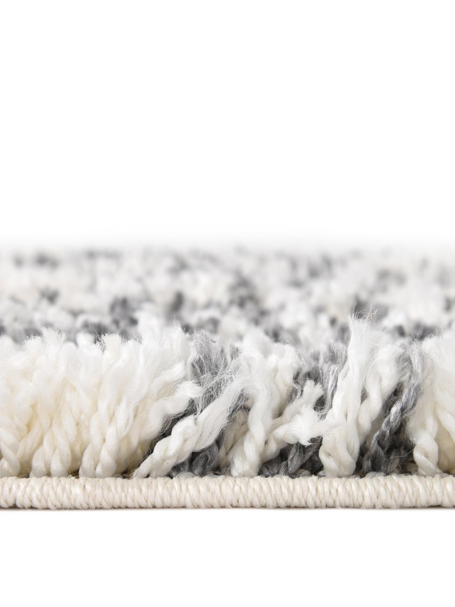 White 2' x 8' Serenity Shag Runner Area Rug Thick Soft Touch Fluffy & Plush Shaggy Pile Carpet for Living Rooms, Kitchen, Bedrooms, Office, Dorms for Sale at Rug Engine