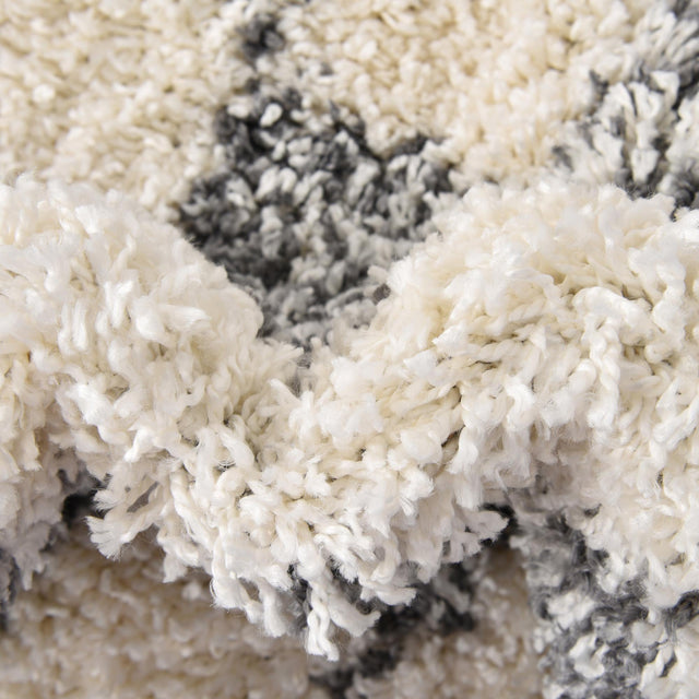 White 2' 7 x 12' Serenity Shag Runner Area Rug Thick Soft Touch Fluffy & Plush Shaggy Pile