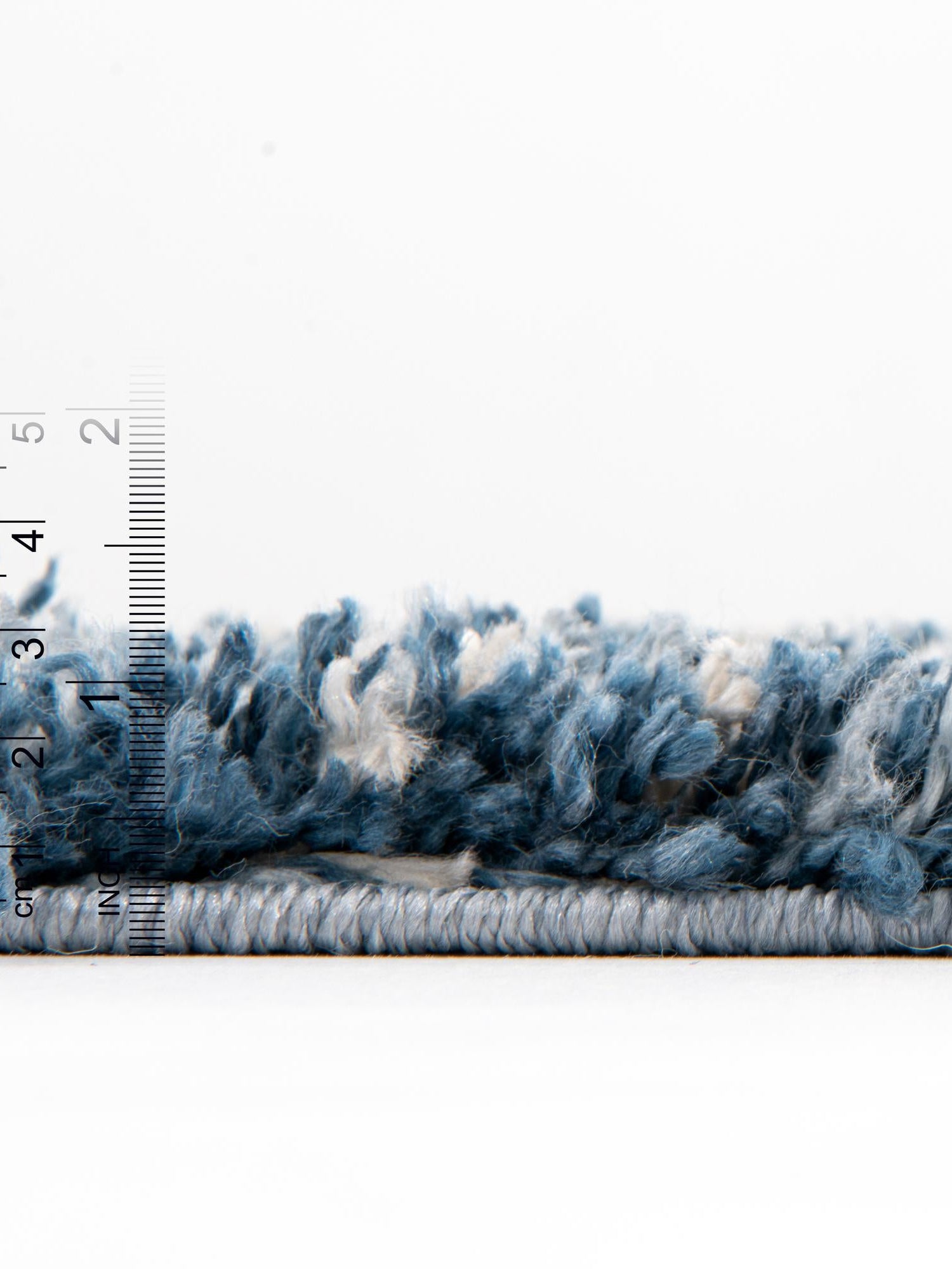 Blue 7' 10 x 10' Serenity Shag Rectangle Area Rug Thick Soft Touch Fluffy & Plush Shaggy Pile Carpet for Living Rooms, Kitchen, Bedrooms, Office, Dorms for Sale at Rug Engine