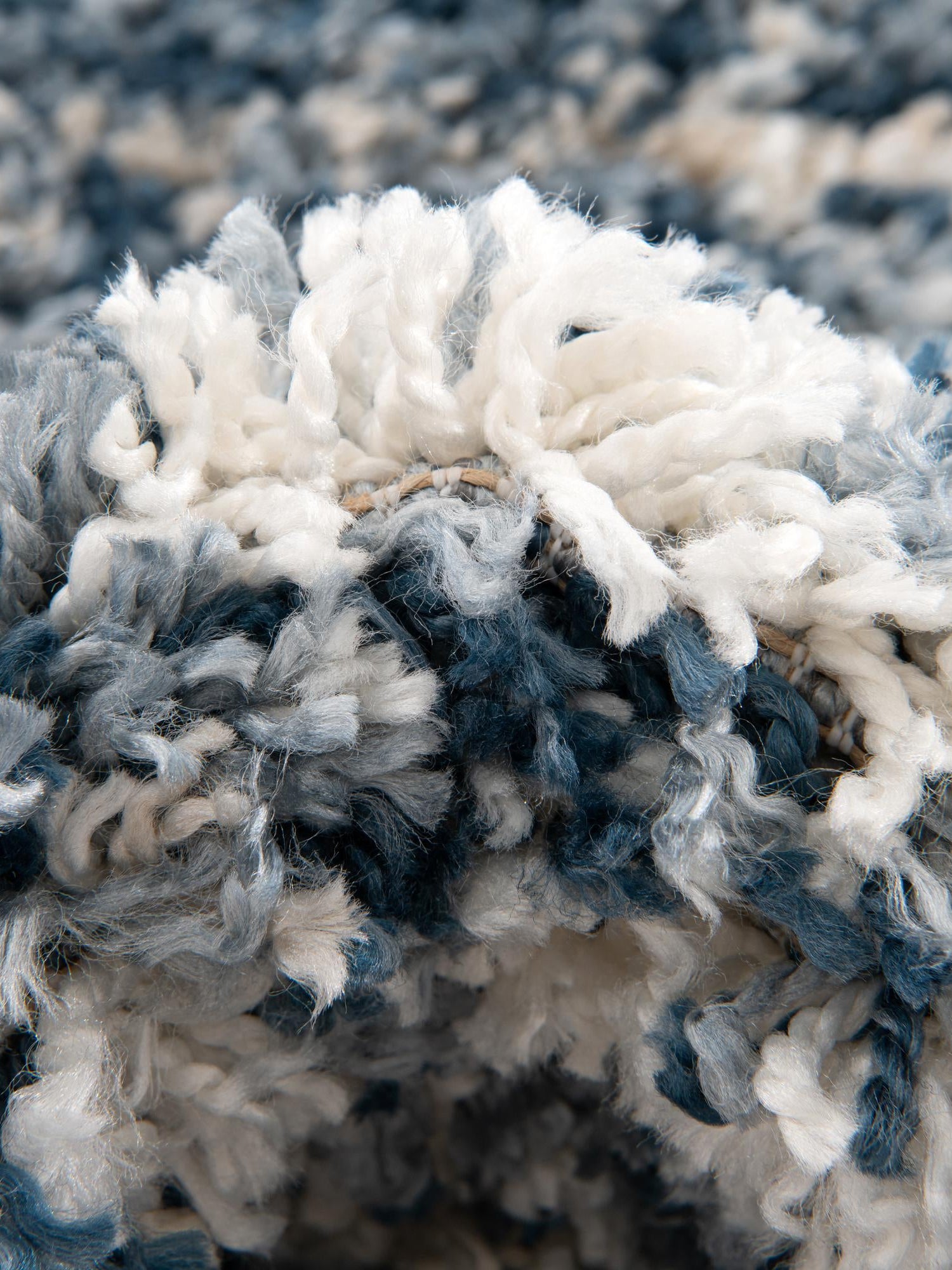 Blue 10' x 14' Serenity Shag Rectangle Area Rug Thick Soft Touch Fluffy & Plush Shaggy Pile Carpet for Living Rooms, Kitchen, Bedrooms, Office, Dorms for Sale at Rug Engine