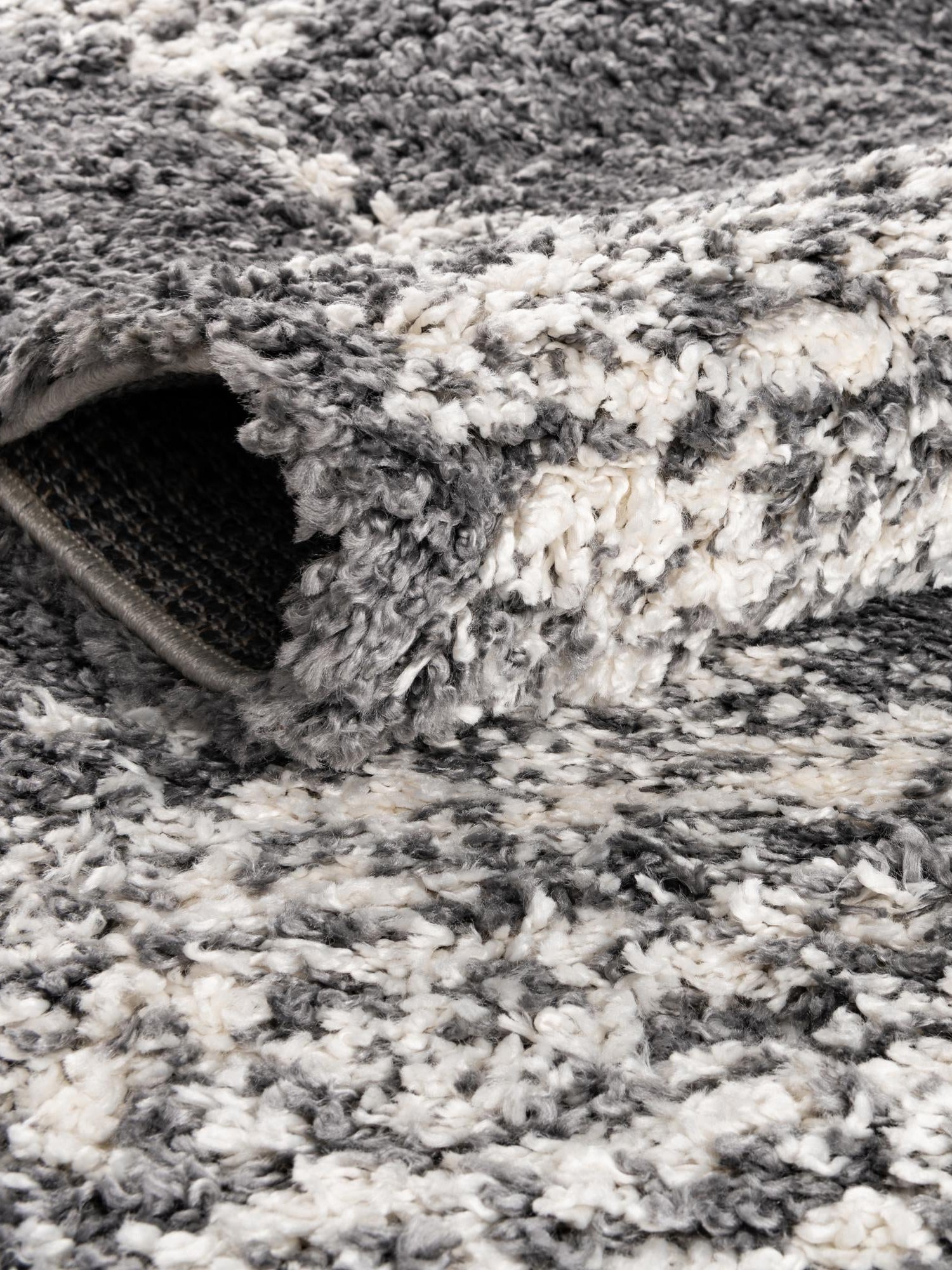 Gray 7' 10 x 10' Serenity Shag Rectangle Area Rug Thick Soft Touch Fluffy & Plush Shaggy Pile Carpet for Living Rooms, Kitchen, Bedrooms, Office, Dorms for Sale at Rug Engine