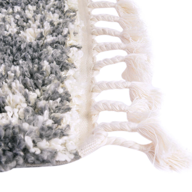 Gray 7' 10 x 10' Serenity Shag Rectangle Area Rug Thick Soft Touch Fluffy & Plush Shaggy Pile