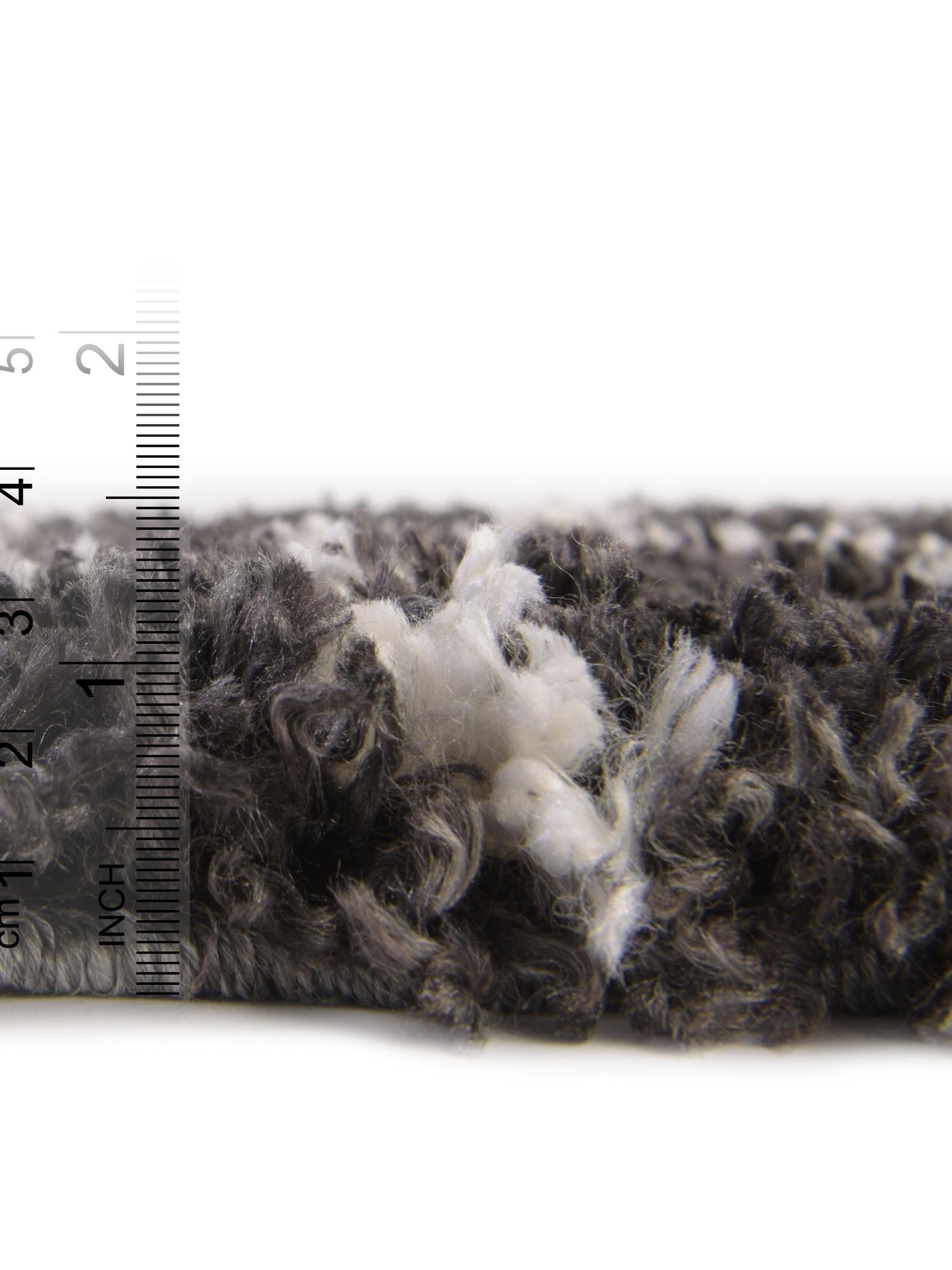 Black and White 2' x 8' Serenity Shag Runner Area Rug Thick Soft Touch Fluffy & Plush Shaggy Pile Carpet for Living Rooms, Kitchen, Bedrooms, Office, Dorms for Sale at Rug Engine