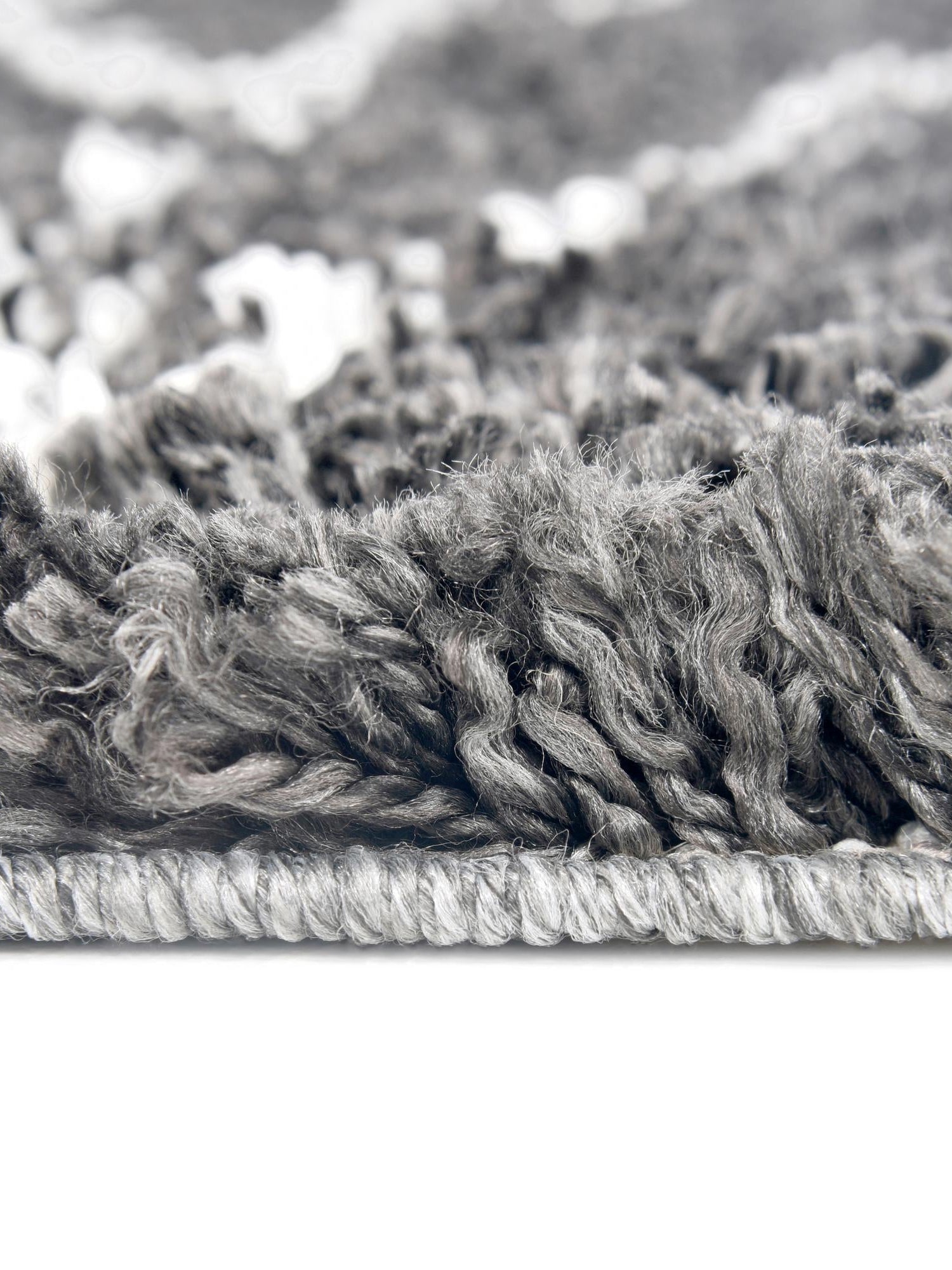 Gray 4' x 6' Serenity Shag Rectangle Area Rug Thick Soft Touch Fluffy & Plush Shaggy Pile Carpet for Living Rooms, Kitchen, Bedrooms, Office, Dorms for Sale at Rug Engine