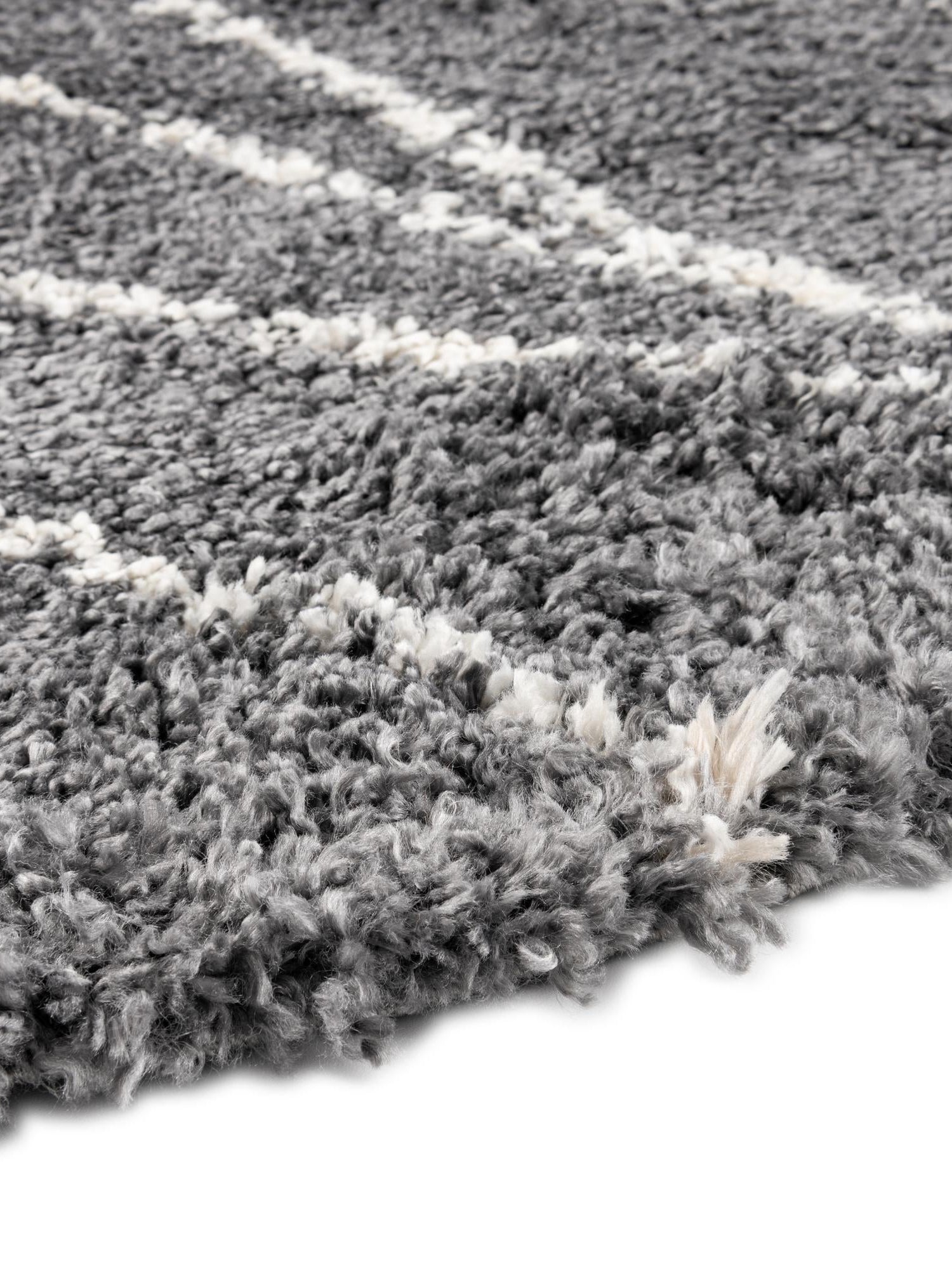 Gray 10' x 10' Serenity Shag Round Area Rug Thick Soft Touch Fluffy & Plush Shaggy Pile Carpet for Living Rooms, Kitchen, Bedrooms, Office, Dorms for Sale at Rug Engine