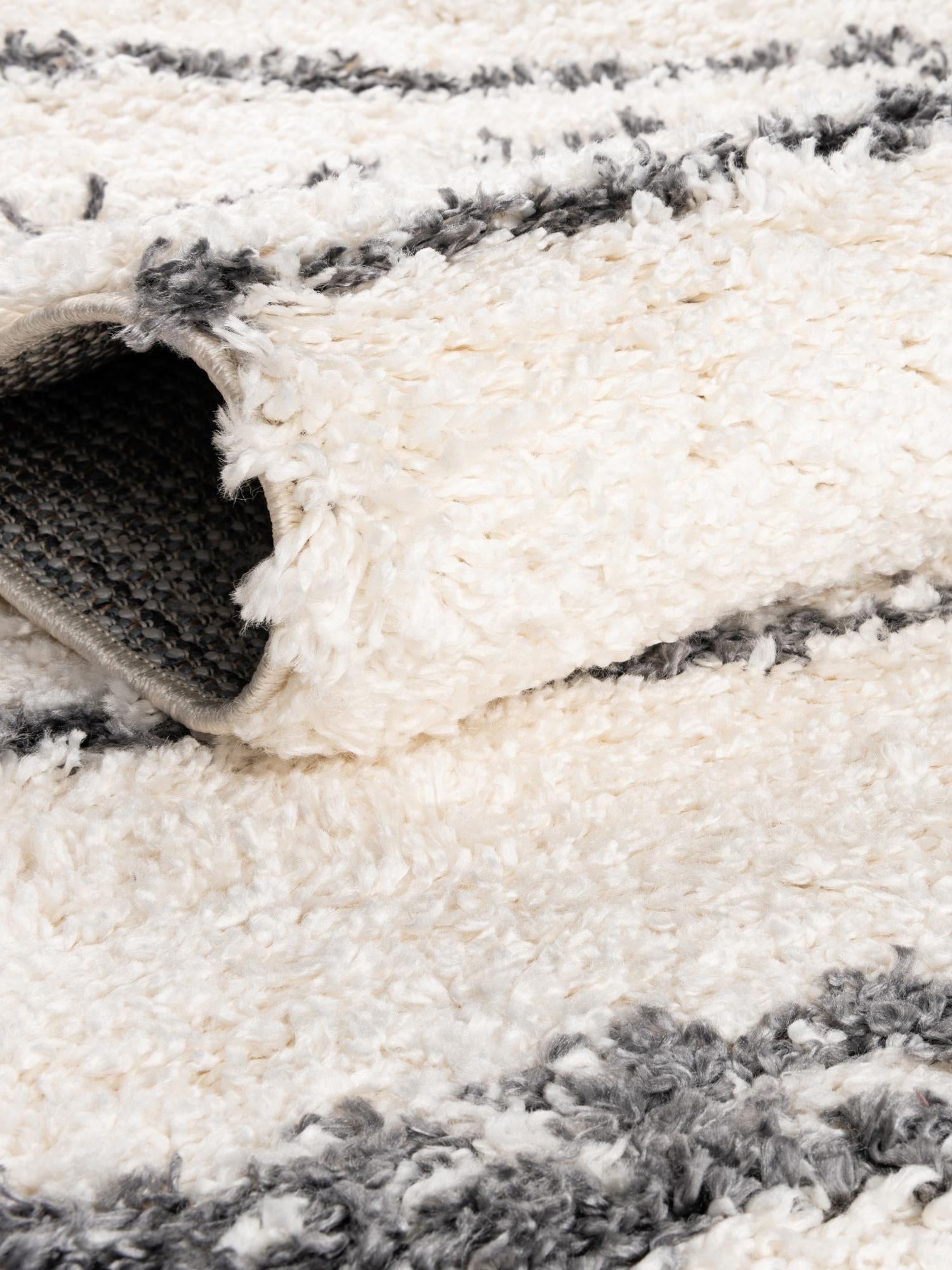 White 2' 7 x 12' Serenity Shag Runner Area Rug Thick Soft Touch Fluffy & Plush Shaggy Pile Carpet for Living Rooms, Kitchen, Bedrooms, Office, Dorms for Sale at Rug Engine