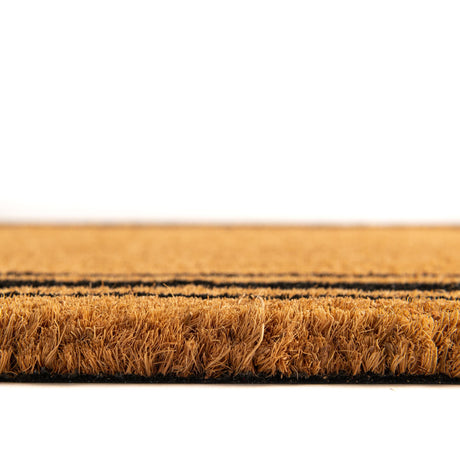 Natural 1' 6 x 2' 6 Doormat Entryway Porch Patio Deck Outdoor Area Rug 100% Coir With Vinyl Backing Carpet Mat for Outside Entryways for Sale at Rug Engine