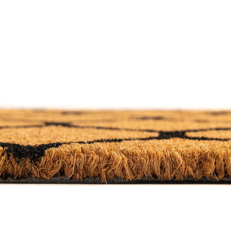 Natural 1' 6 x 2' 6 Doormat Entryway Porch Patio Deck Outdoor Area Rug 100% Coir With Vinyl Backing Carpet Mat for Outside Entryways for Sale at Rug Engine