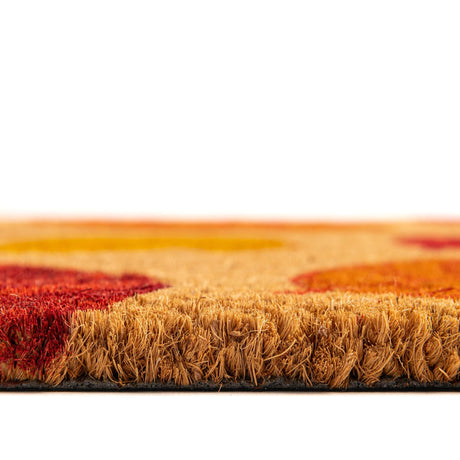 Seasonal Festive Multicolor 1' 6 x 2' 6 Doormat Entryway Porch Patio Deck Outdoor Area Rug 100% Coir With Vinyl Backing Carpet Mat for Outside Entryways for Sale at Rug Engine