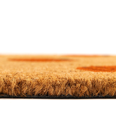 Seasonal Festive Natural 1' 6 x 2' 6 Doormat Entryway Porch Patio Deck Outdoor Area Rug 100% Coir With Vinyl Backing Carpet Mat for Outside Entryways for Sale at Rug Engine