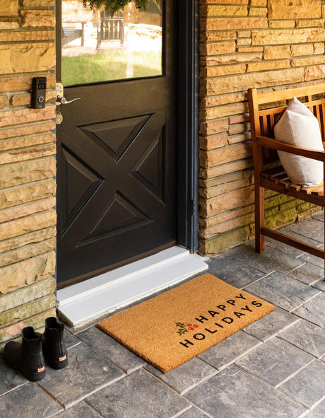 Natural 2' x 2' 6 Doormat Rectangle Rug