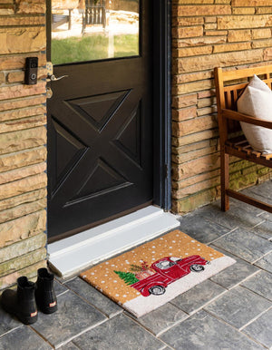 Multicolor 2' x 2' 6 Doormat Rectangle Rug