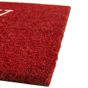 Dark Red 2' x 2' 6 Doormat Rectangle Rug
