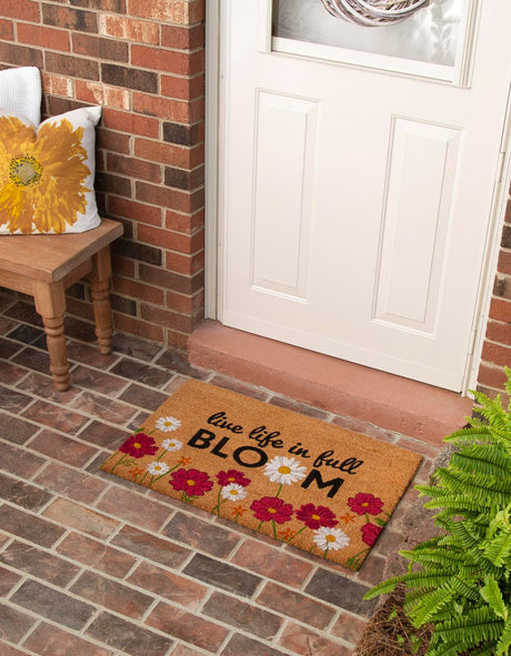 Natural 2' x 2' 6 Doormat Rectangle Rug