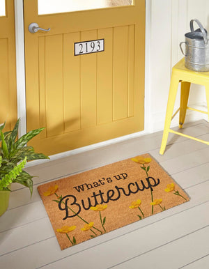 Natural 2' x 2' 6 Doormat Rectangle Rug