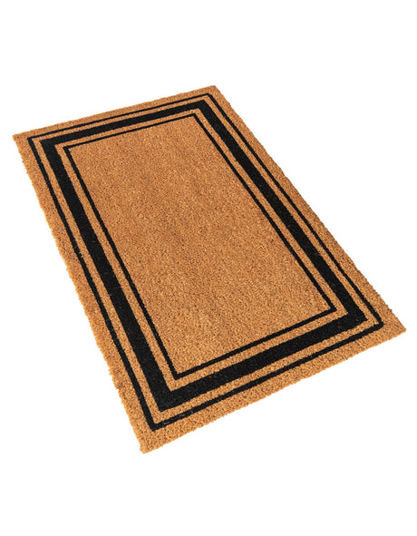 Natural 1' 6 x 2' 6 Doormat Entryway Porch Patio Deck Outdoor Area Rug 100% Coir With Vinyl Backing Carpet Mat for Outside Entryways for Sale at Rug Engine