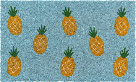 Turquoise 2' x 2' 6 Doormat Rectangle Rug