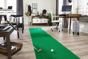 Green 1' 8 x 9' 10 Golf Runner Rug Putting Green Grass Carpet Mat With 3 Golf Balls Included for Sale at Rug Engine
