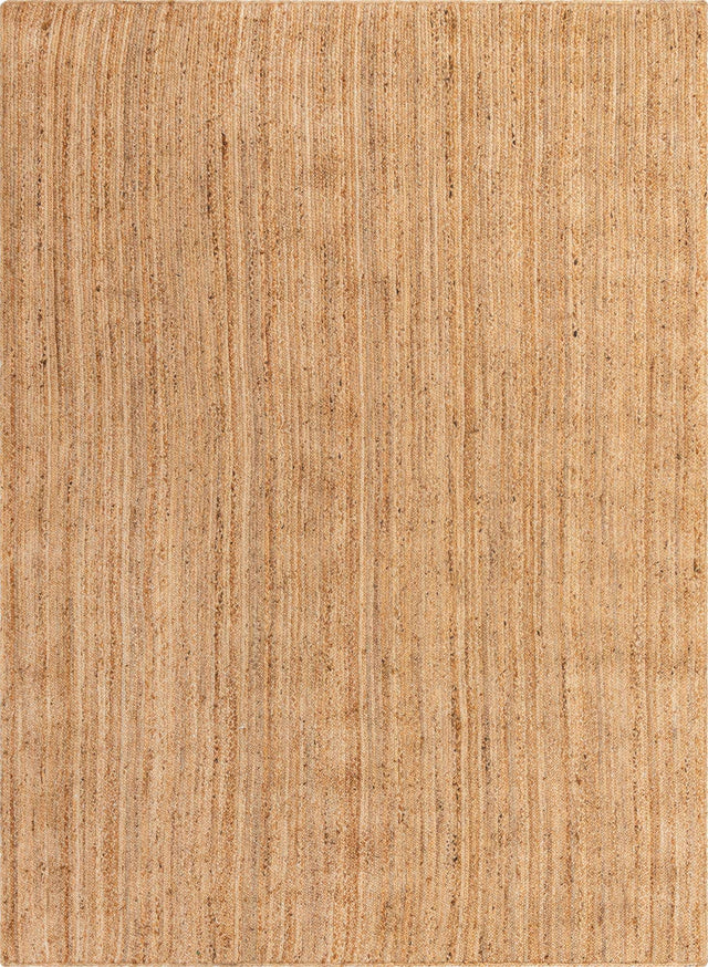 Natural 10' x 14' Braided Jute Luxe Rectangle Rug