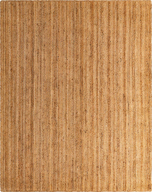 Natural 8' x 10' Braided Jute Luxe Rectangle Rug