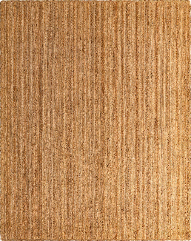 Natural 8' x 10' Braided Jute Luxe Rectangle Rug