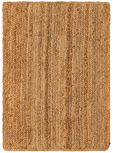 Natural 2' x 3' 1 Braided Jute Luxe Rectangle Rug