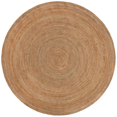 Natural 12' 4 x 12' 4 Braided Jute Luxe Round Rug