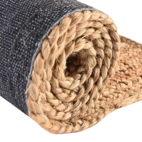 Natural 2' 7 x 10' Braided Jute Luxe Runner Area Rug 100% Jute Hand Braided Luxury Natural Eco-Friendly Boho Style Carpet for Living Rooms Dining Office Space Dorms for Sale at Rug Engine