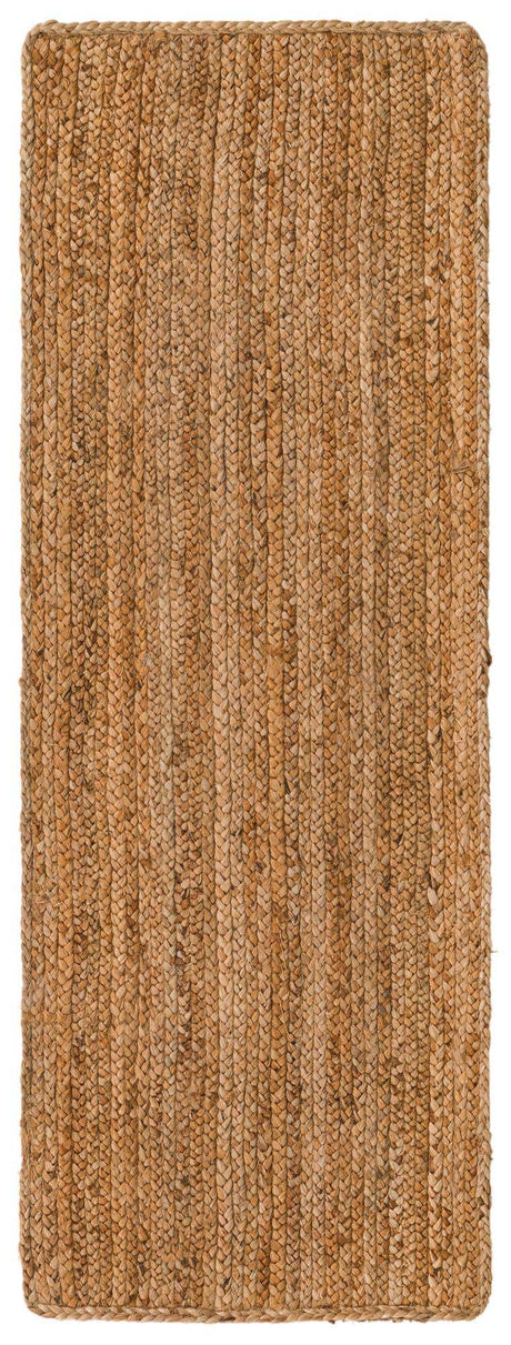 Natural 2' 2 x 6' 1 Braided Jute Luxe Runner Rug