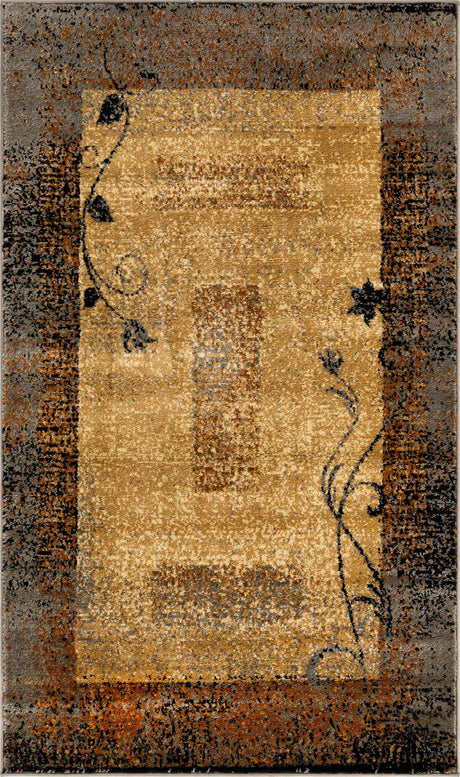 Beige 3' 1 x 5' 3 Barista Rectangle Area Rug 100% Polypropylene Abstract Modern Geometric Carpet for Living Room Dining Office Dorm Room Decor for Sale at Rug Engine