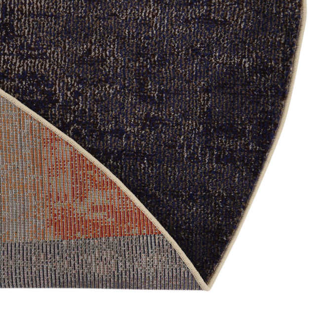 Multicolor 3' 3 x 3' 3 Vivid Round Area Rug Colorful Modern Unique Indoor Easy Clean Durable Carpet Mat for Home Interior Design & Decor for Sale at Rug Engine