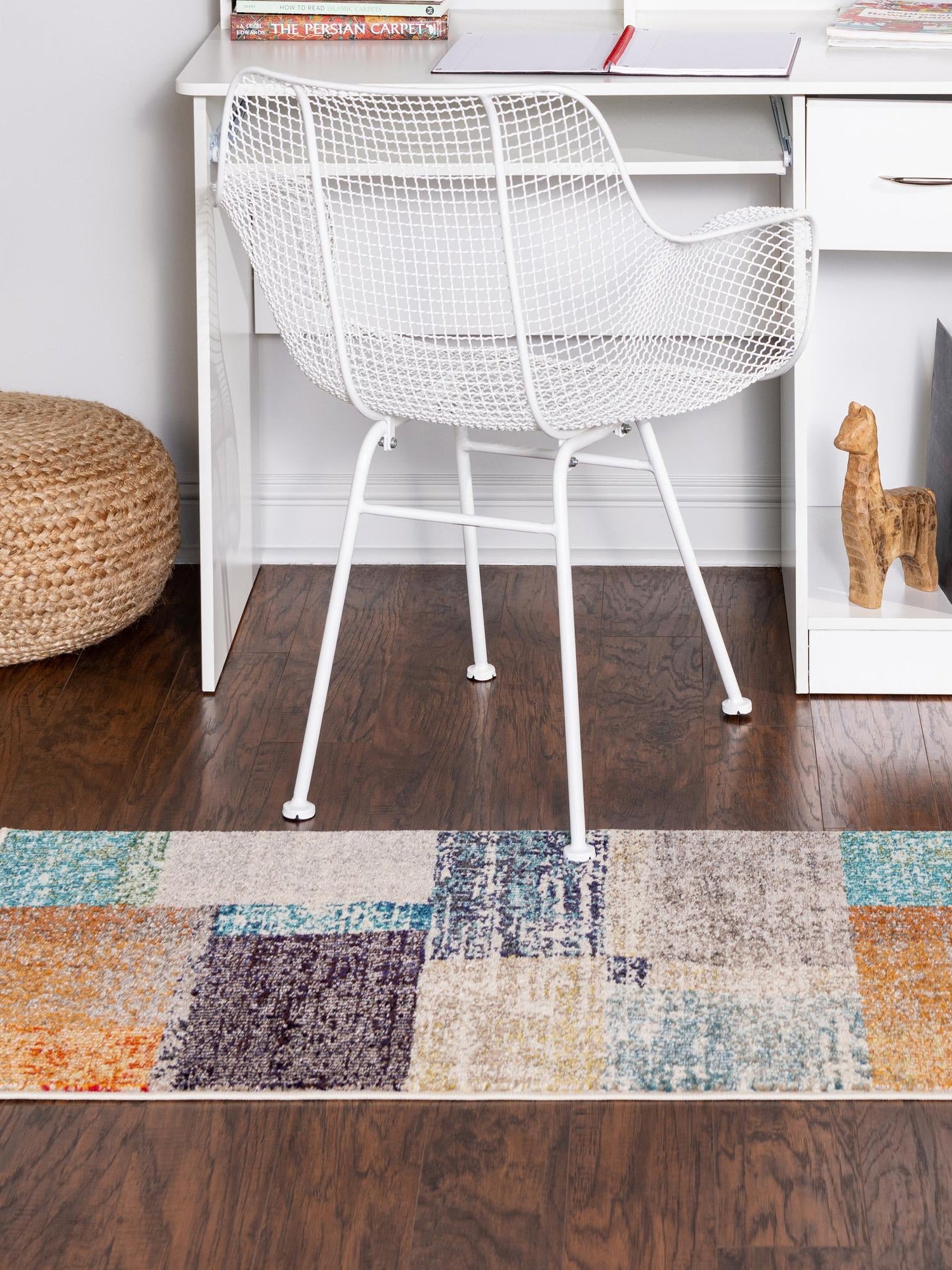 Multicolor 2' x 8' Vivid Runner Area Rug Colorful Modern Unique Indoor Easy Clean Durable Carpet Mat for Home Interior Design & Decor for Sale at Rug Engine