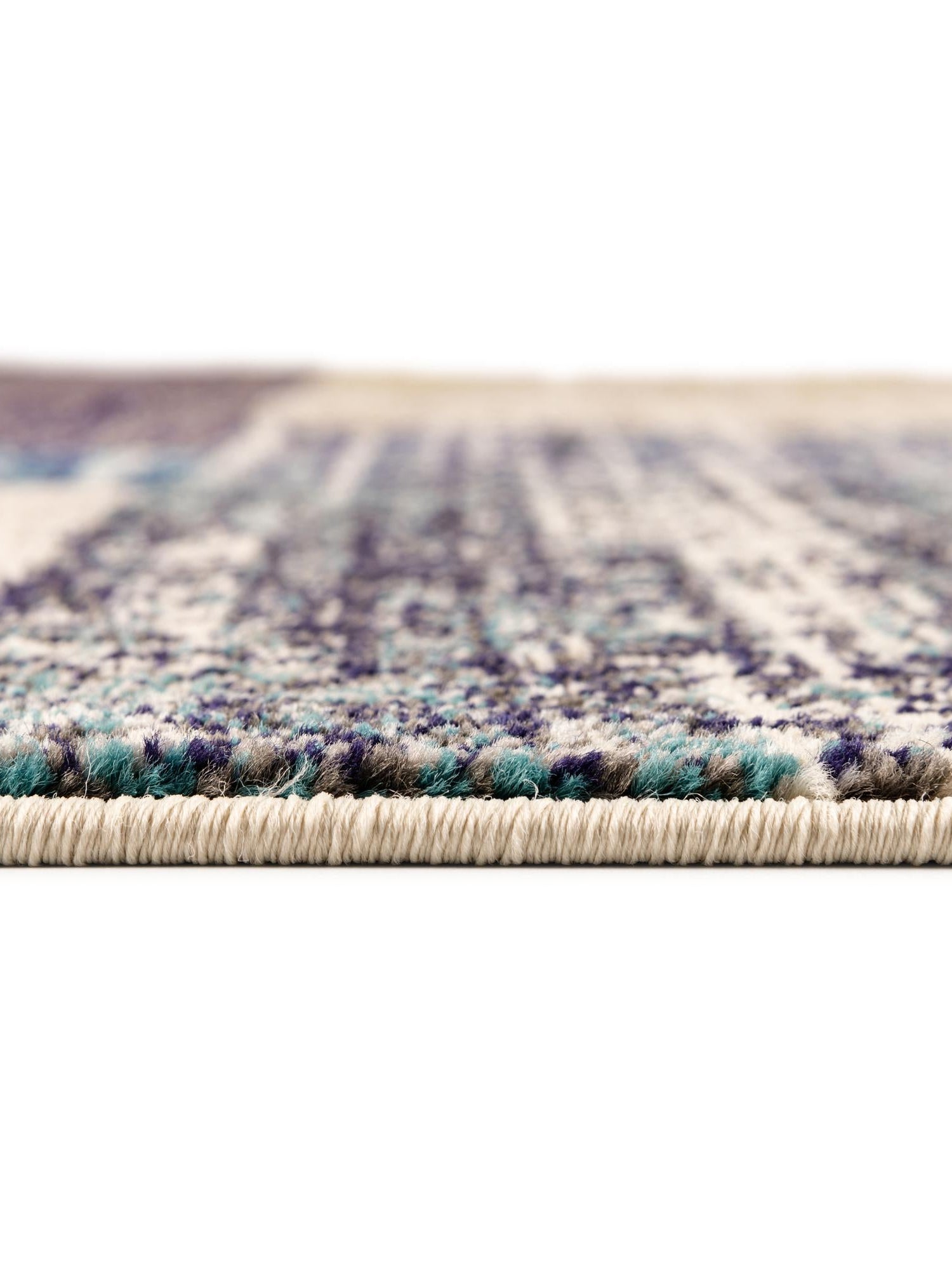 Multicolor 2' 7 x 12' Vivid Runner Area Rug Colorful Modern Unique Indoor Easy Clean Durable Carpet Mat for Home Interior Design & Decor for Sale at Rug Engine