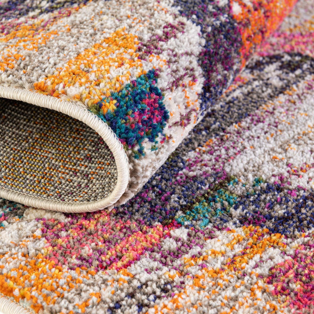 Multicolor 9' x 12' Vivid Rectangle Area Rug Colorful Modern Unique Indoor Easy Clean Durable Carpet Mat for Home Interior Design & Decor for Sale at Rug Engine
