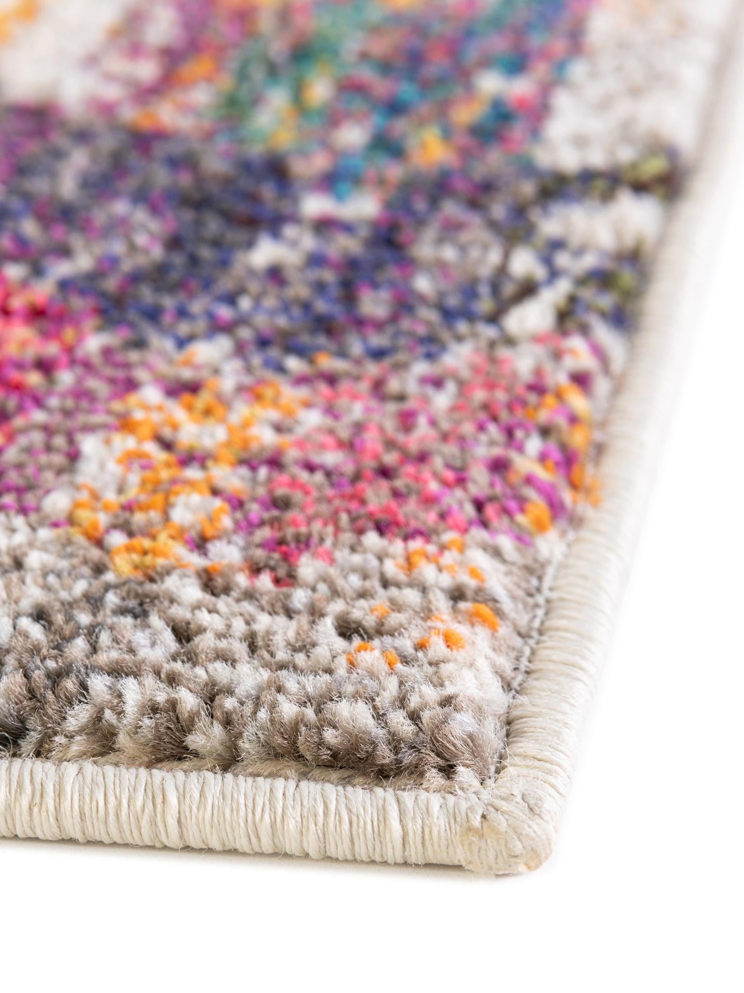 Multicolor 4' x 6' Vivid Rectangle Area Rug Colorful Modern Unique Indoor Easy Clean Durable Carpet Mat for Home Interior Design & Decor for Sale at Rug Engine