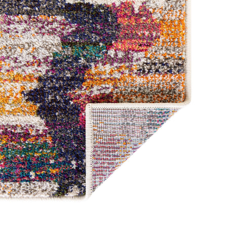 Multicolor 9' 10 x 9' 10 Vivid Square Area Rug Colorful Modern Unique Indoor Easy Clean Durable Carpet Mat for Home Interior Design & Decor for Sale at Rug Engine