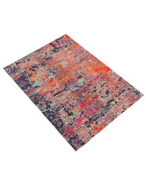 Multicolor 9' 10 x 14' Vivid Rectangle Area Rug Colorful Modern Unique Indoor Easy Clean Durable Carpet Mat for Home Interior Design & Decor for Sale at Rug Engine