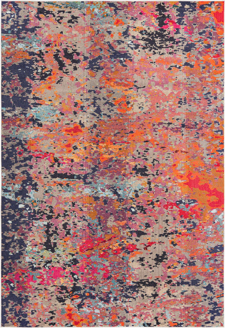 Multicolor 9' 10 x 14' Vivid Rectangle Area Rug Colorful Modern Unique Indoor Easy Clean Durable Carpet Mat for Home Interior Design & Decor for Sale at Rug Engine