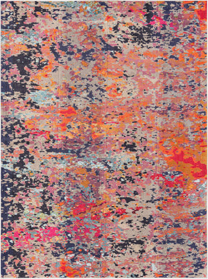 Multicolor 9' x 12' Vivid Rectangle Area Rug Colorful Modern Unique Indoor Easy Clean Durable Carpet Mat for Home Interior Design & Decor for Sale at Rug Engine