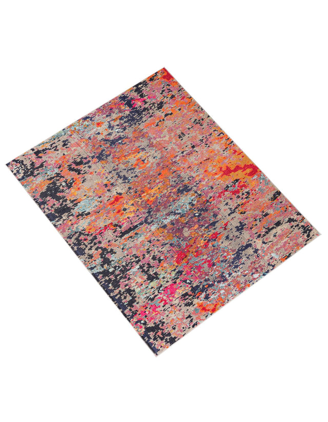 Multicolor 6' x 9' Vivid Rectangle Area Rug Colorful Modern Unique Indoor Easy Clean Durable Carpet Mat for Home Interior Design & Decor for Sale at Rug Engine