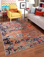 Multicolor 9' x 12' Vivid Rectangle Area Rug Colorful Modern Unique Indoor Easy Clean Durable Carpet Mat for Home Interior Design & Decor for Sale at Rug Engine