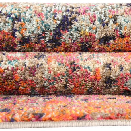 Multicolor 9' 10 x 14' Vivid Rectangle Area Rug Colorful Modern Unique Indoor Easy Clean Durable Carpet Mat for Home Interior Design & Decor for Sale at Rug Engine