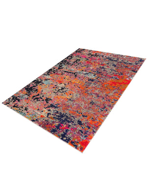 Multicolor 4' x 6' Vivid Rectangle Area Rug Colorful Modern Unique Indoor Easy Clean Durable Carpet Mat for Home Interior Design & Decor for Sale at Rug Engine